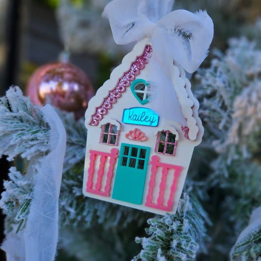 🍭 Kitschmas Gingerbread House Ornament