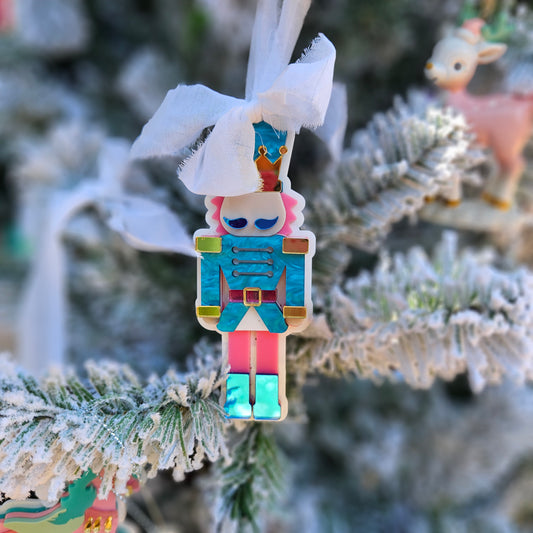 💙 Kitschmas Nutcracker Ornament – Blue
