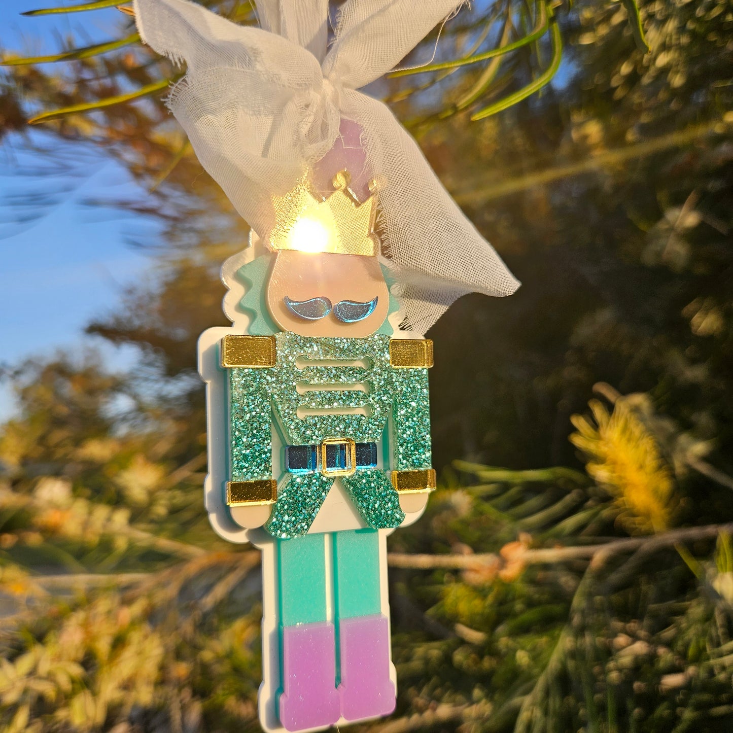 💚 Kitschmas Nutcracker Ornament – Teal