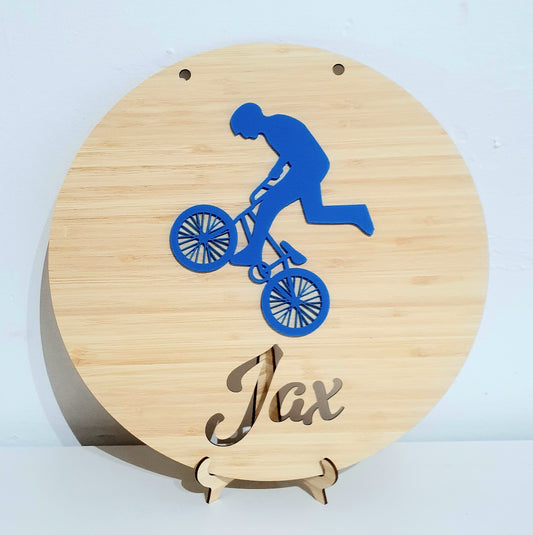 BMX Name Plaque | Personalised