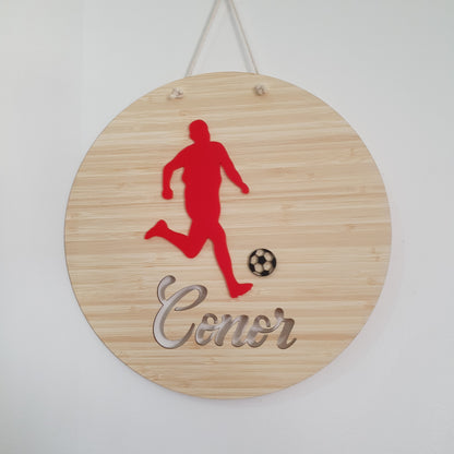 Soccer Name Plaque | Personalised