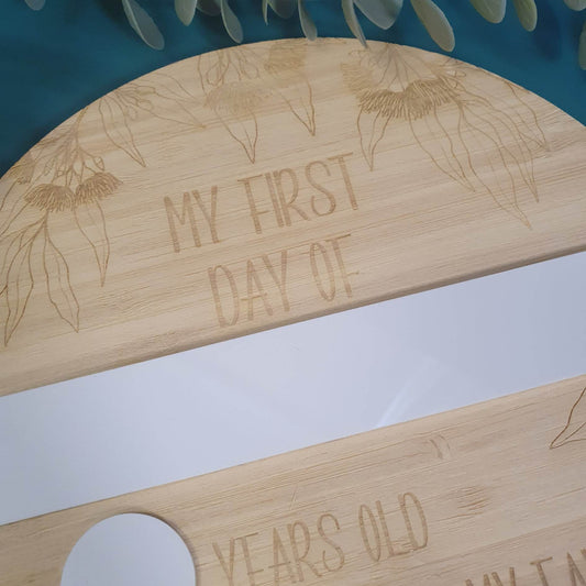 Reusable First & Last Day Milestone Memory Board
