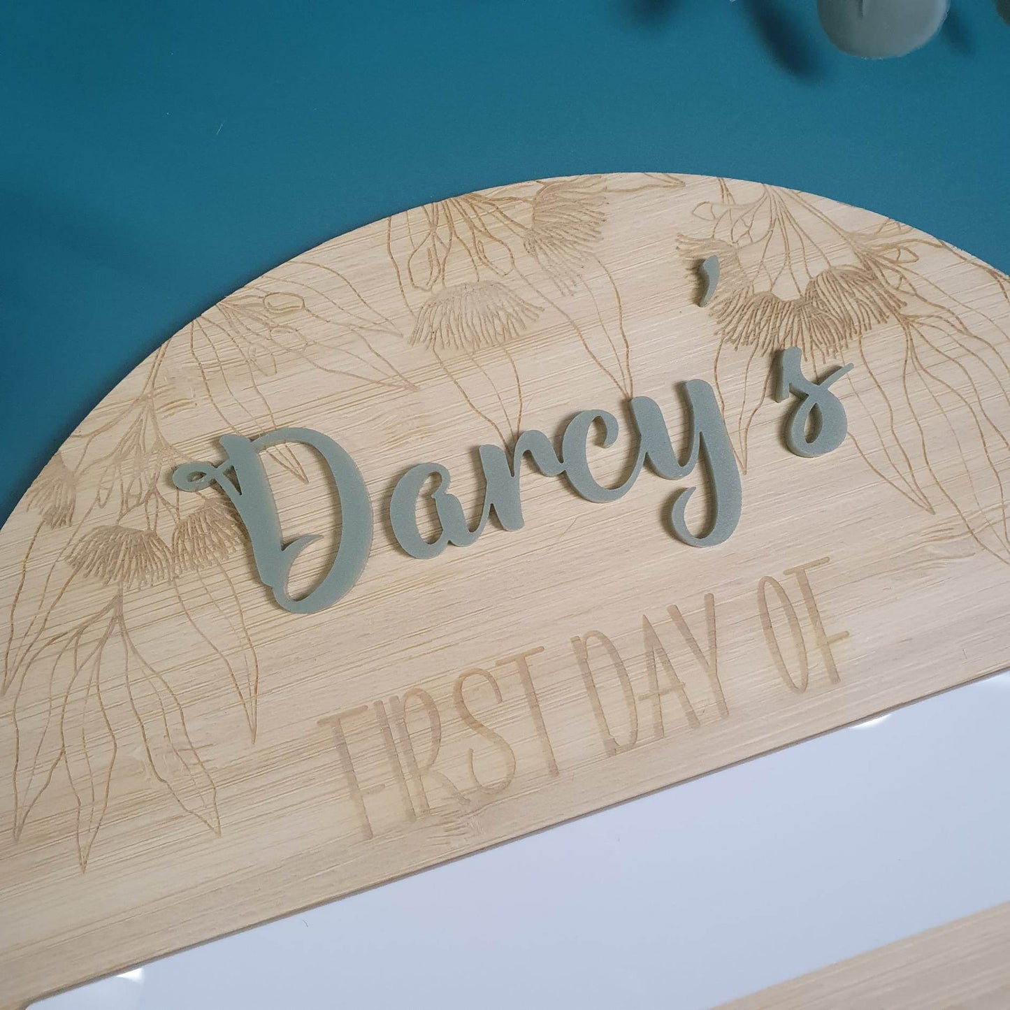 Reusable First & Last Day Milestone Memory Boards PERSONALISED