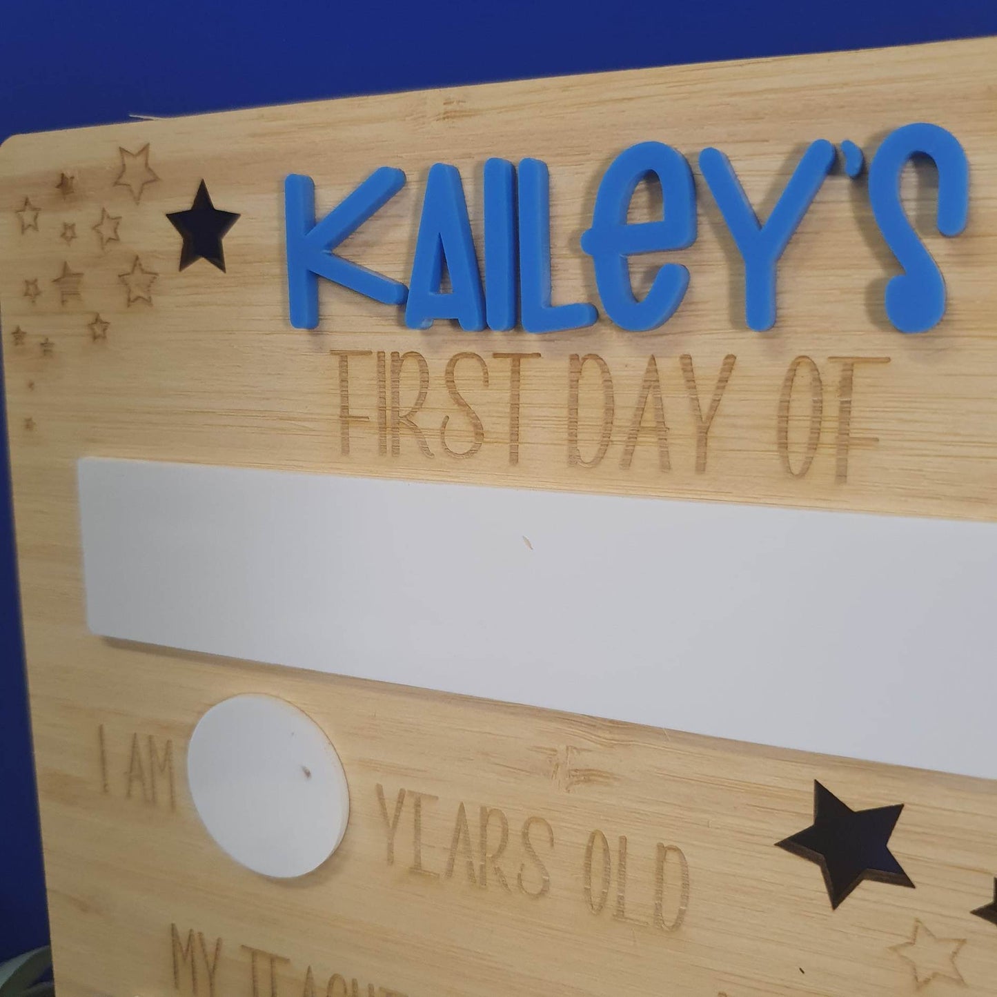 Reusable First & Last Day Milestone Memory Boards PERSONALISED