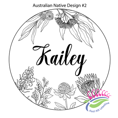 Australian Natives Name Plaque | Personalised